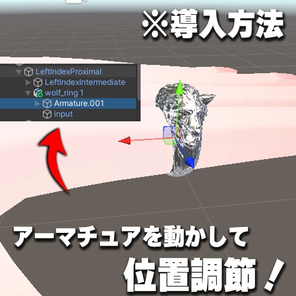 【オリジナル3Dモデル】~Silver Fang-銀の牙~ 指輪 アクセサリー Ring