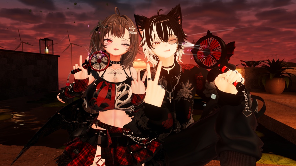 「Sweet ♥ Whisper Fan」ギミック付き オリジナル3D 小物&アクセサリー