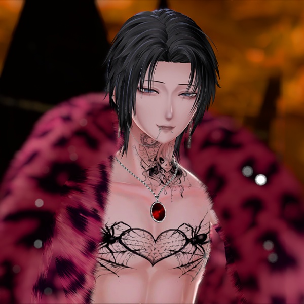 【VRChat向けアクセサリー】Lumia Pendant~五彩のペンダント~ ネックレス アクセサリー