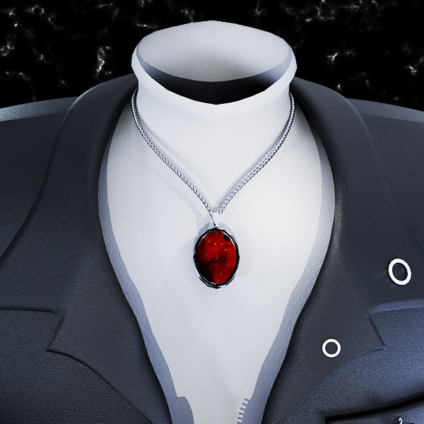 【VRChat向けアクセサリー】Lumia Pendant~五彩のペンダント~ ネックレス アクセサリー