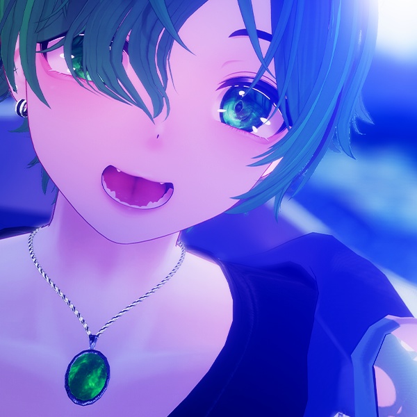 【VRChat向けアクセサリー】Lumia Pendant~五彩のペンダント~ ネックレス アクセサリー