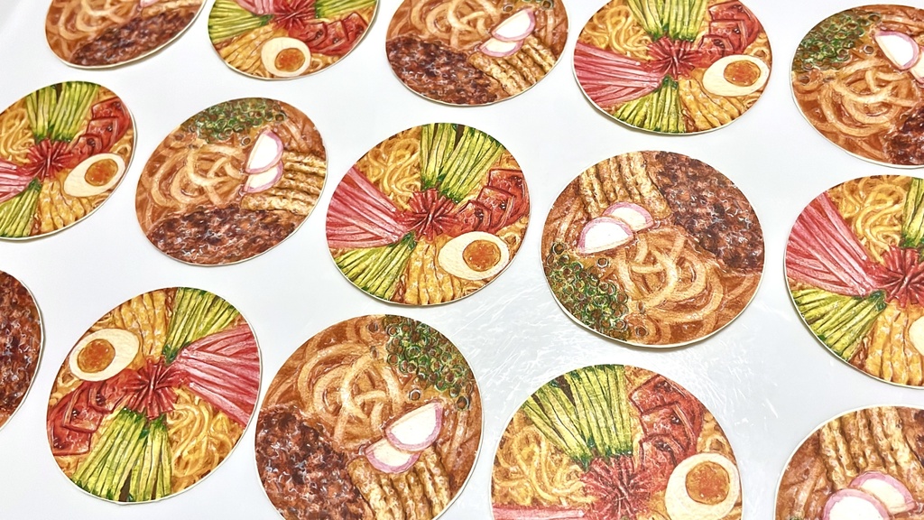 うどん＆冷やし中華ステッカーセット