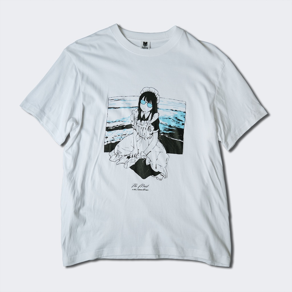【NEW】メイドさん Tシャツ［サングラスと海］