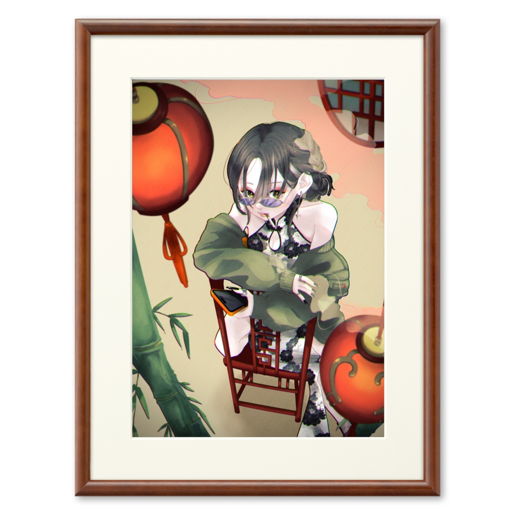 玥瑶-yueyao-複製画