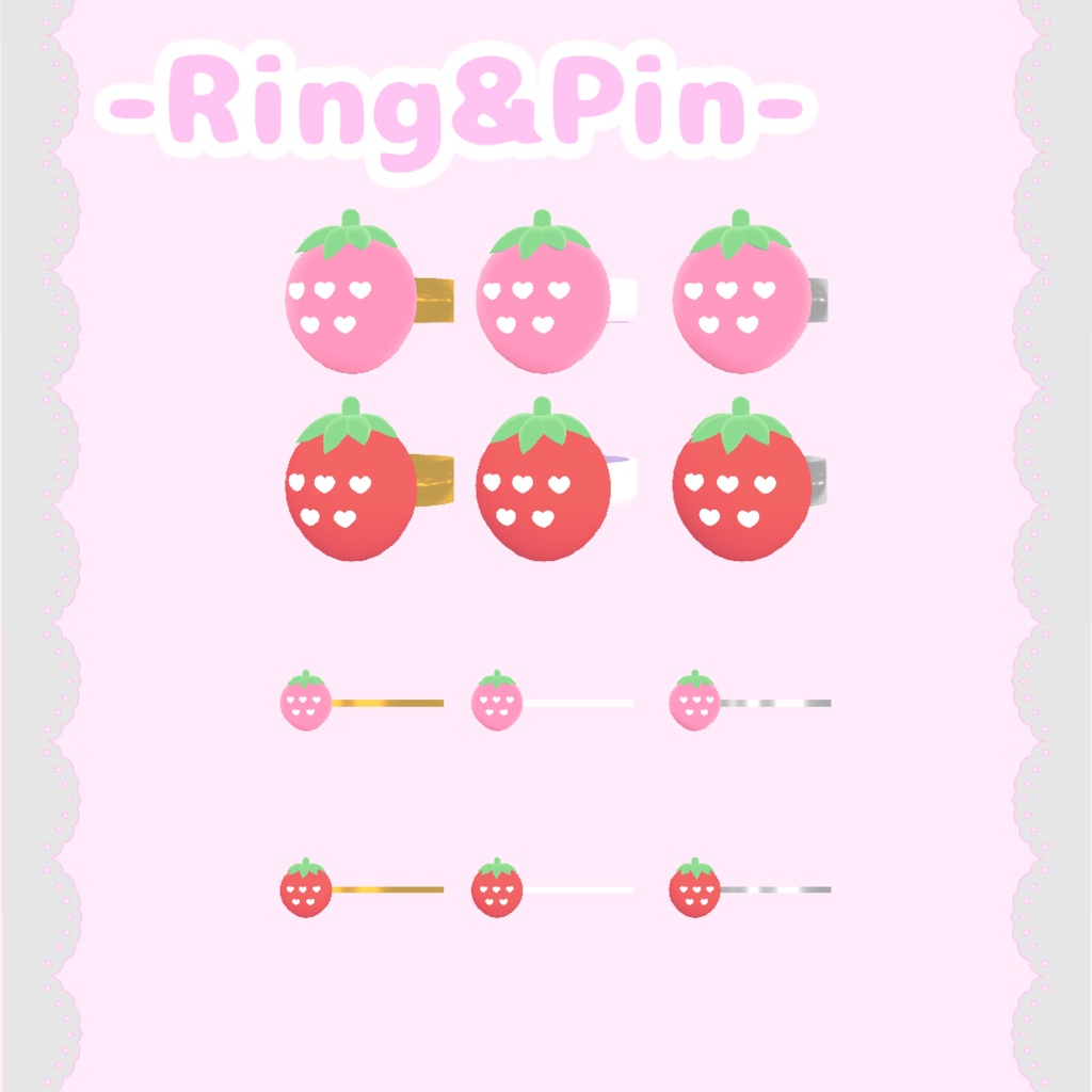 Strawberry accessory set