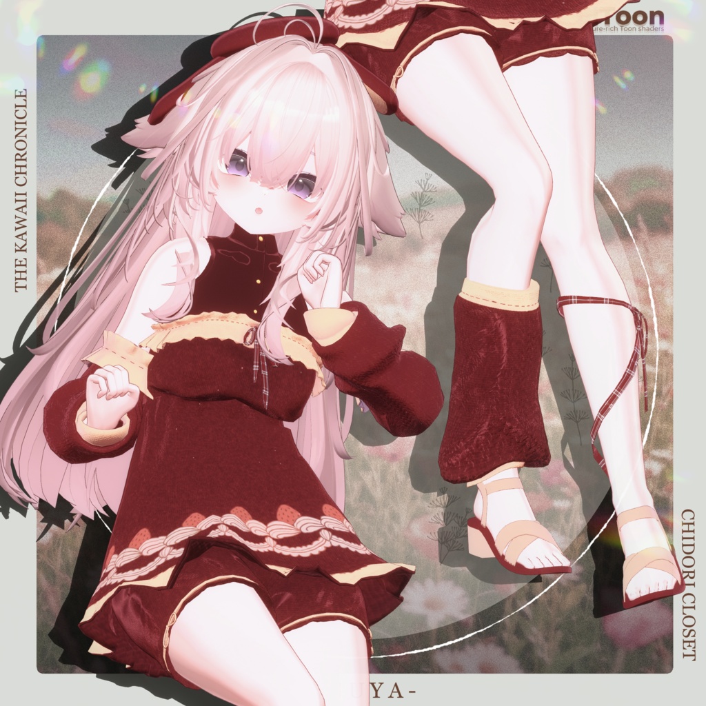 【3アバター対応】 Sweet Lapin 【3D衣装モデル】