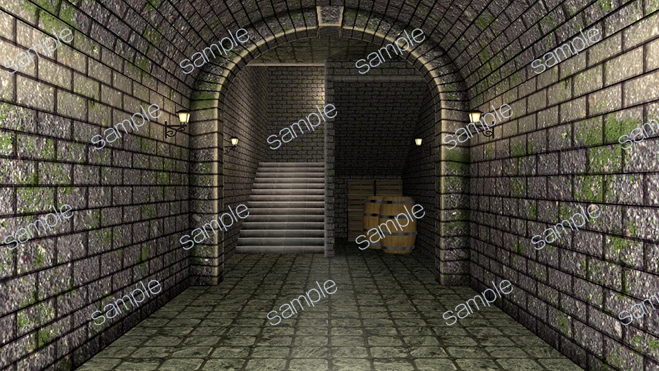 ダンジョン風背景