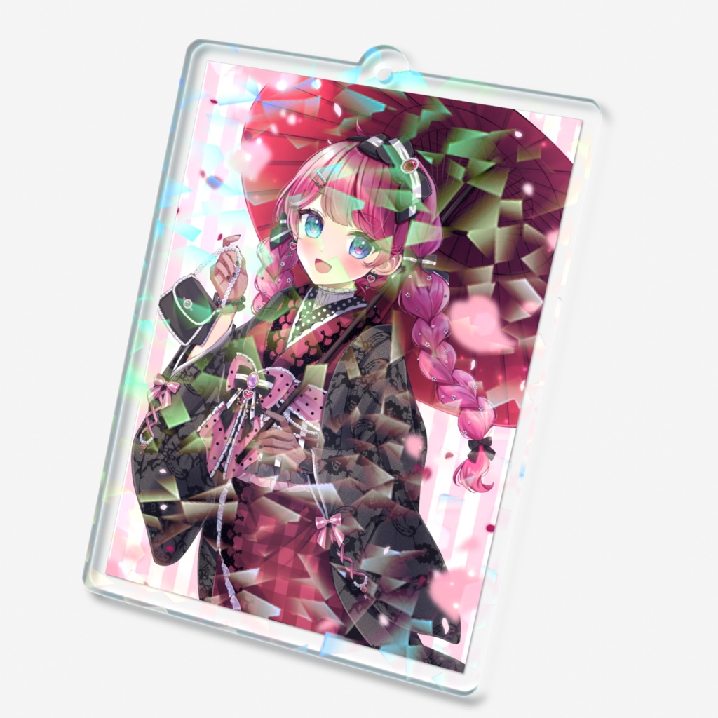 お着物りかちゅんアクキー