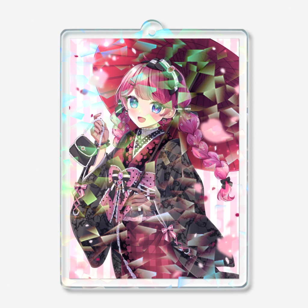 お着物りかちゅんアクキー