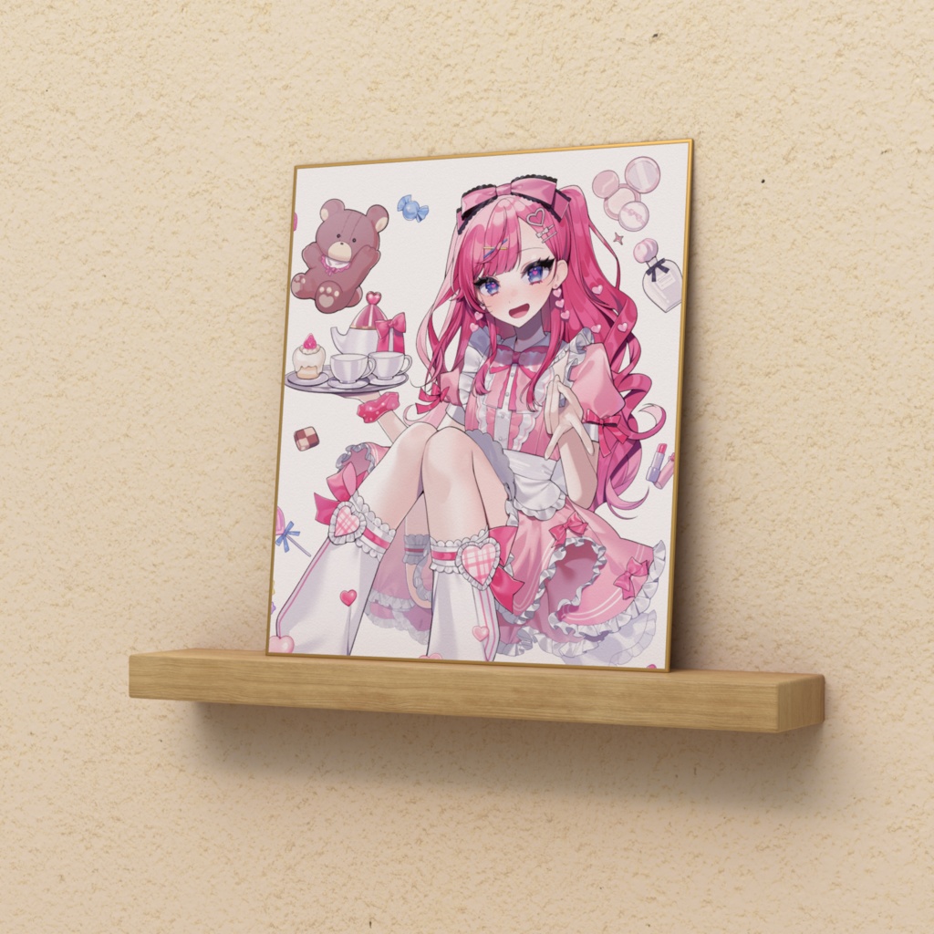 カフェりかちゅん色紙