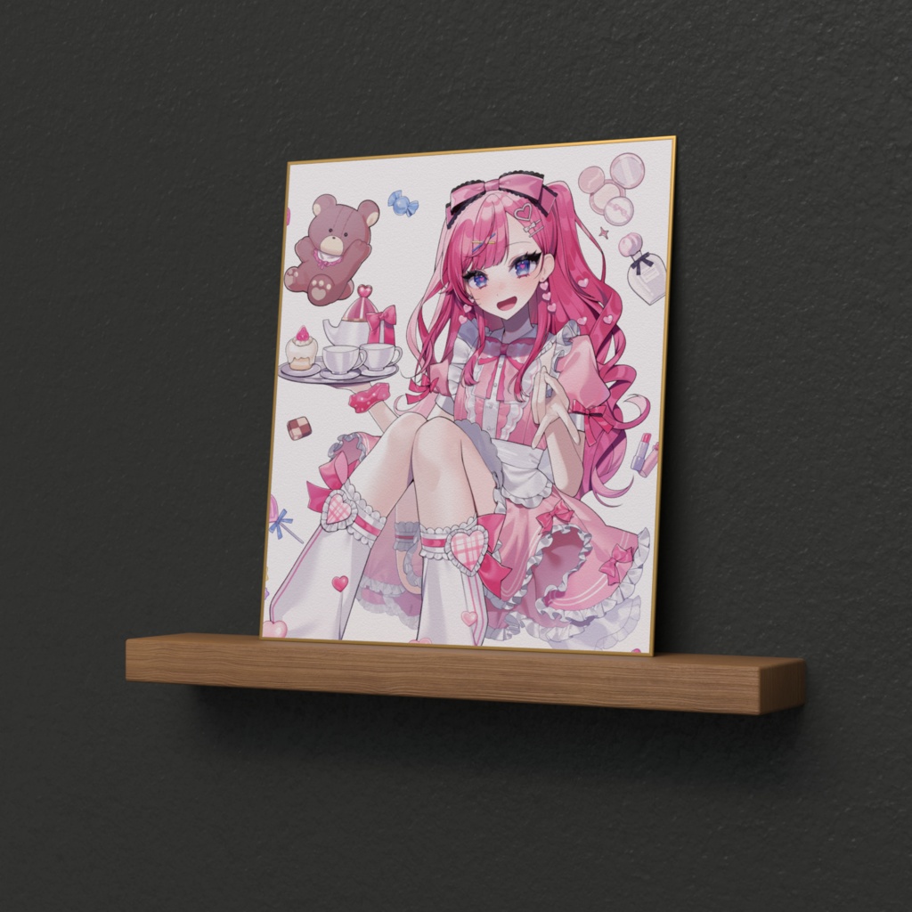 カフェりかちゅん色紙