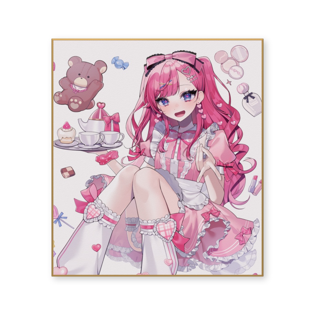 カフェりかちゅん色紙