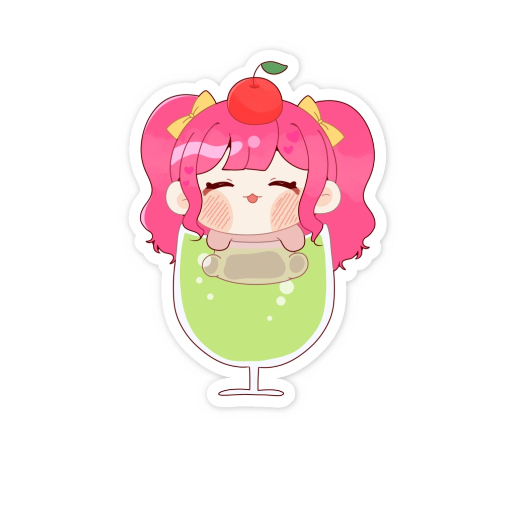 メロンソーダりかちゅんステッカー