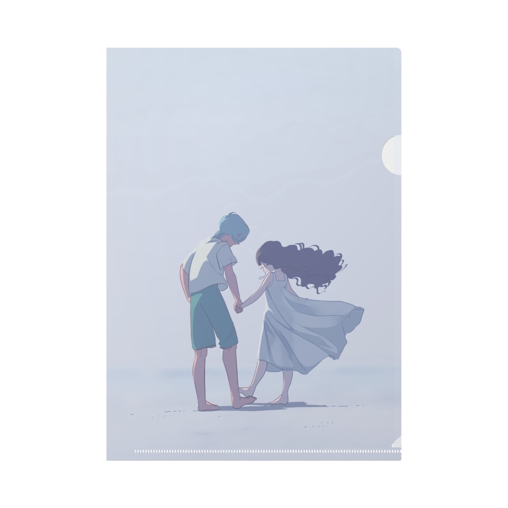 海辺のりりはるクリアファイル