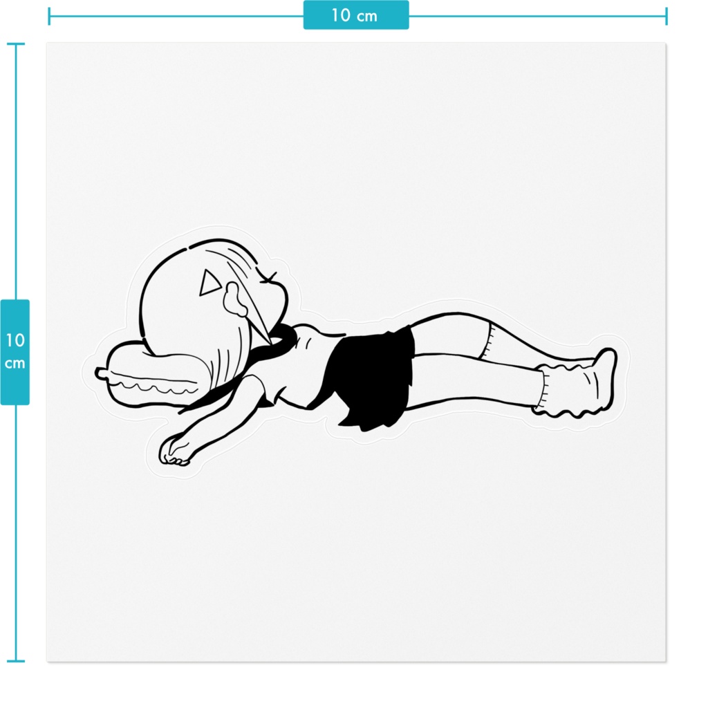 ねんねいばらちゃんステッカー