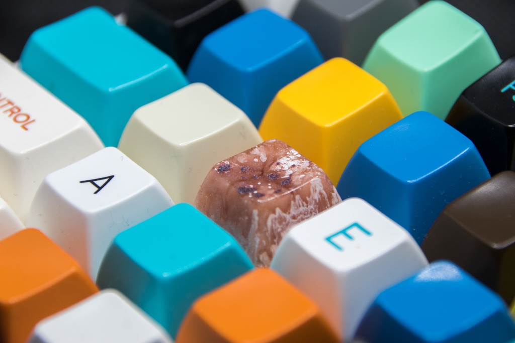 ソリッドレジンアートキーキャップ