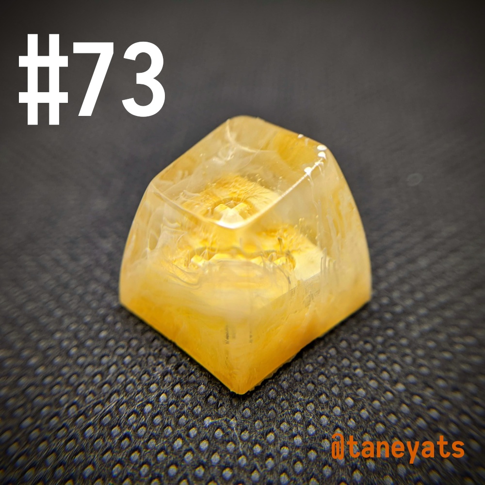 クリアレジンアートキーキャップ