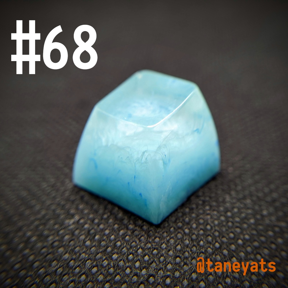 クリアレジンアートキーキャップ