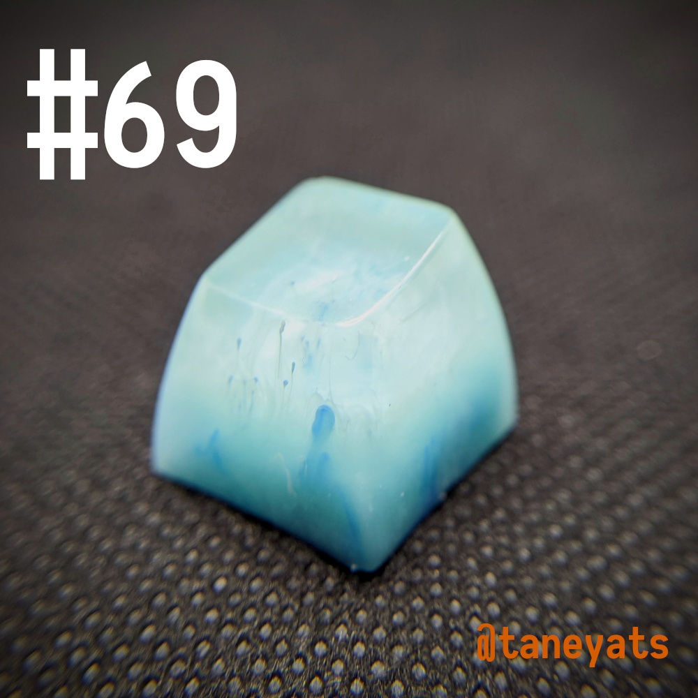 クリアレジンアートキーキャップ