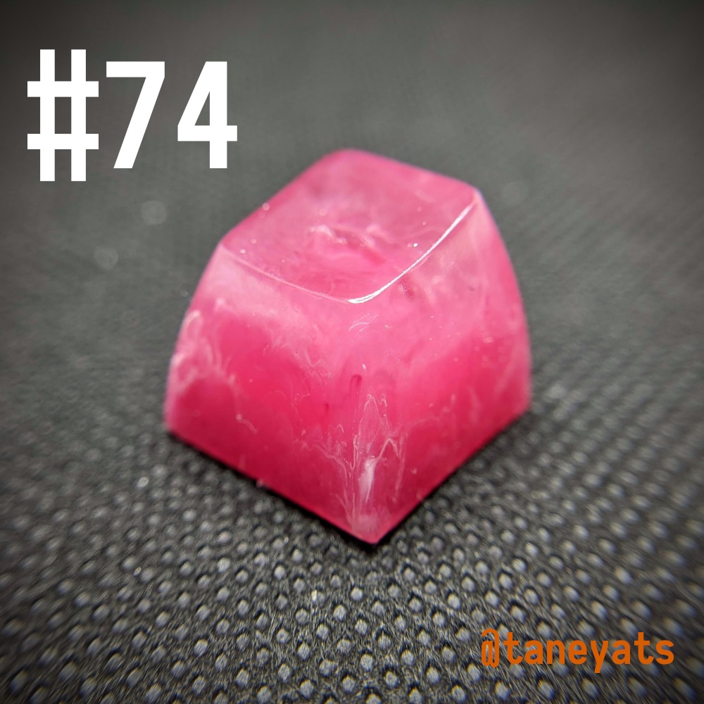 クリアレジンアートキーキャップ