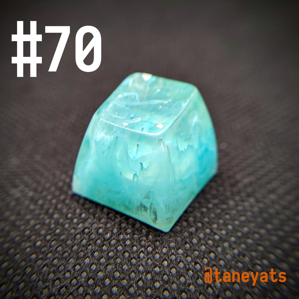 クリアレジンアートキーキャップ