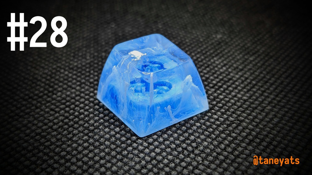 【完売御礼】納涼レジンアートキーキャップ