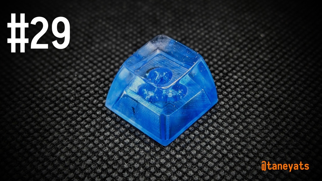 【完売御礼】納涼レジンアートキーキャップ