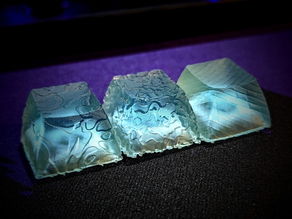 レジンパターンキーキャップ