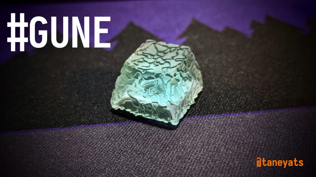 レジンパターンキーキャップ