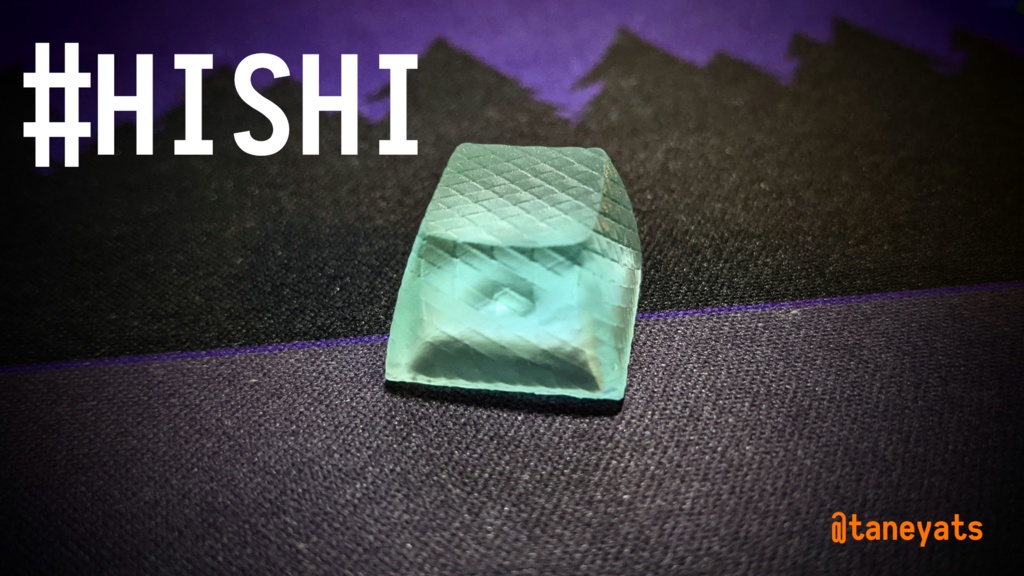 レジンパターンキーキャップ