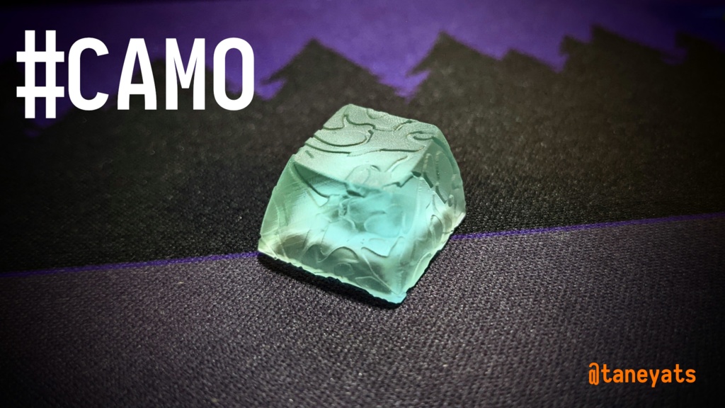 レジンパターンキーキャップ