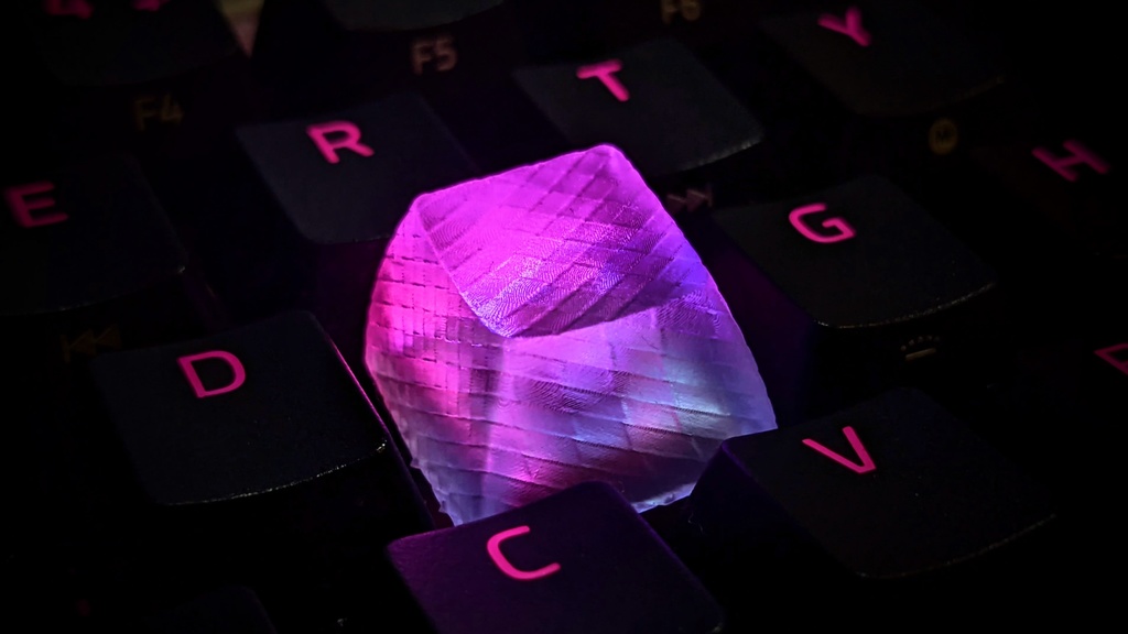 レジンパターンキーキャップ