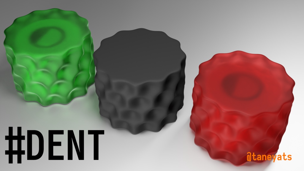 レジンパターンノブ(直径22mm)