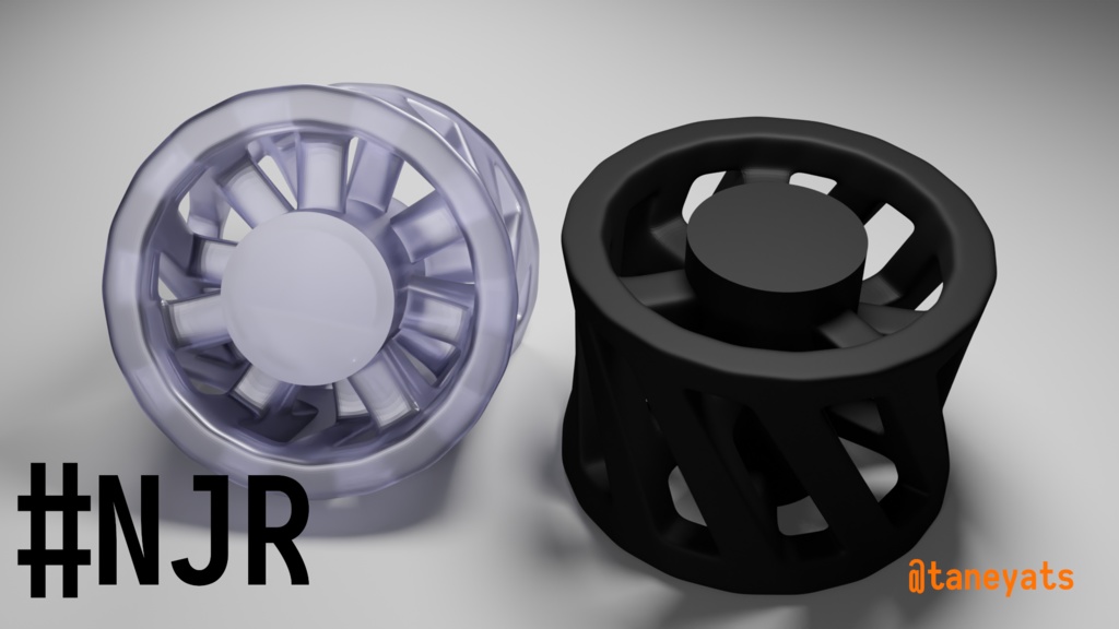 レジンパターンノブ(直径22mm)