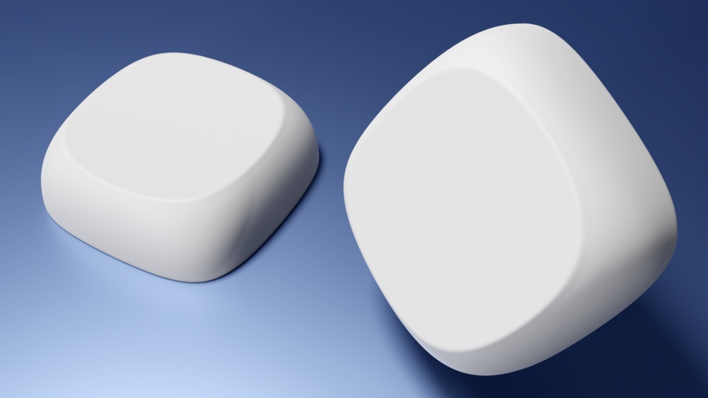 白玉プロファイルキーキャップ