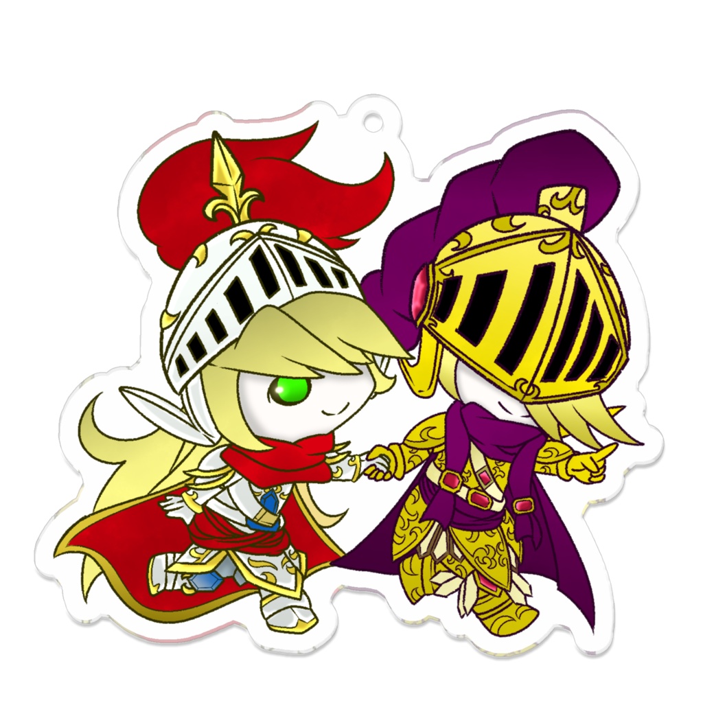 黄金の騎士アーサー 聖騎士クフリン アクリルキーホルダー