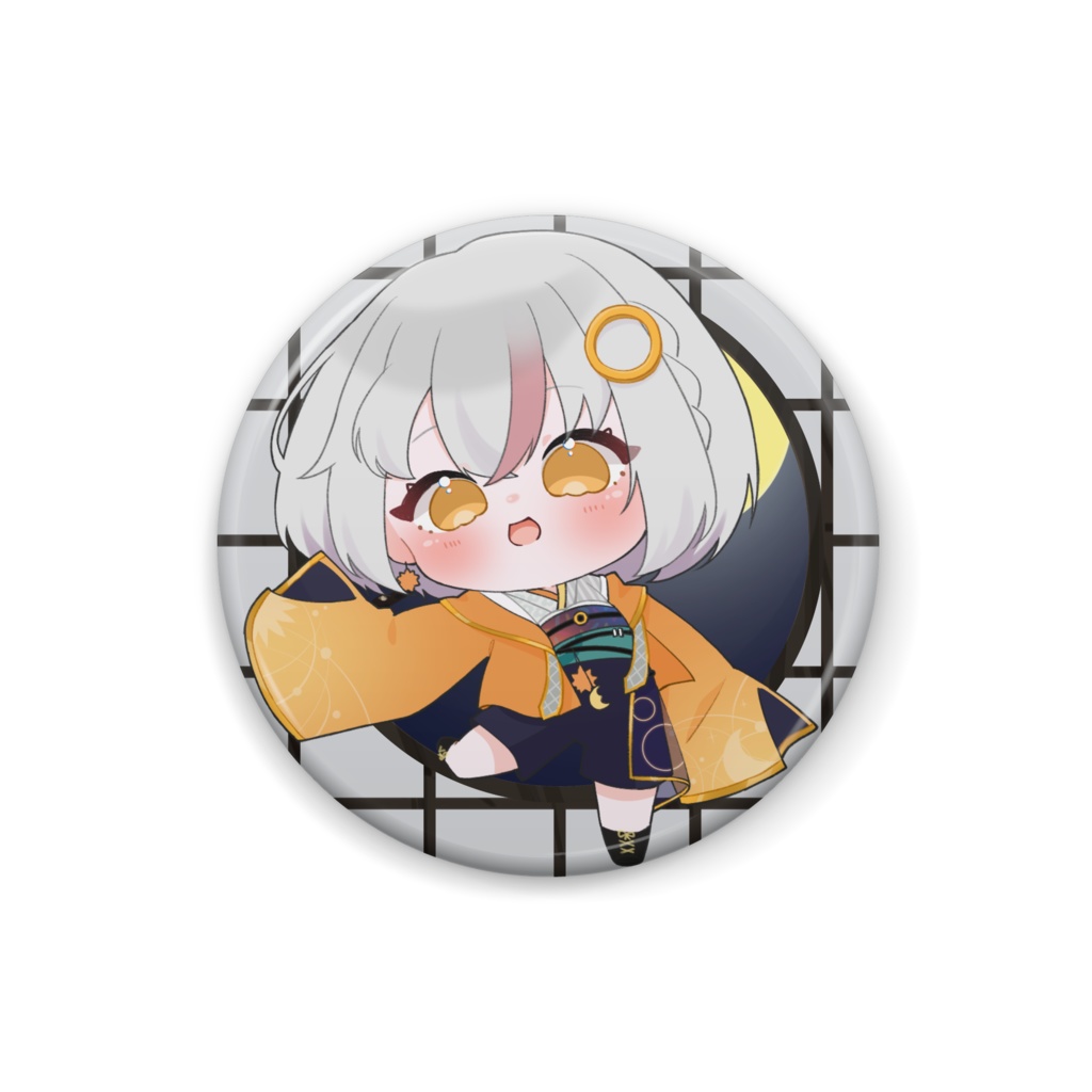 金環ひじき　缶バッチ25㎜　1