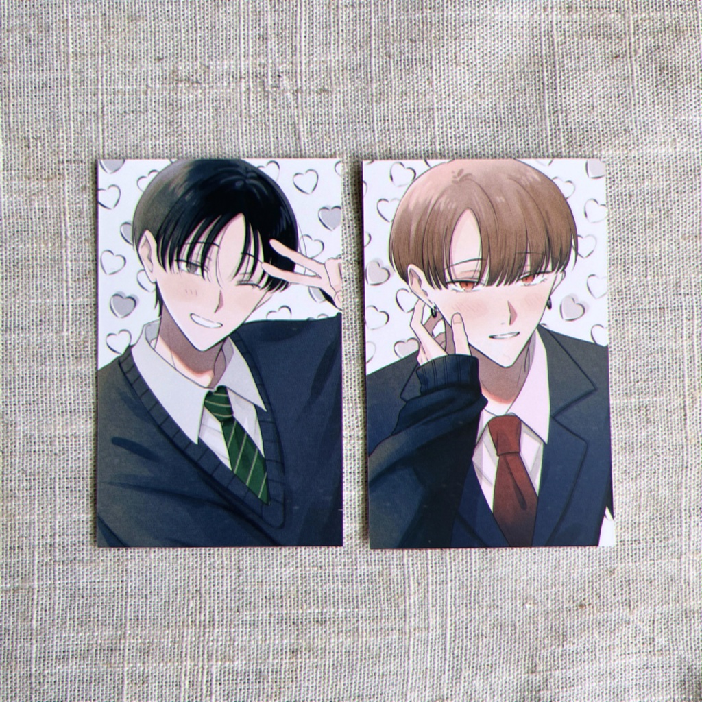 【創作BL】なないちチェキ風カードセット