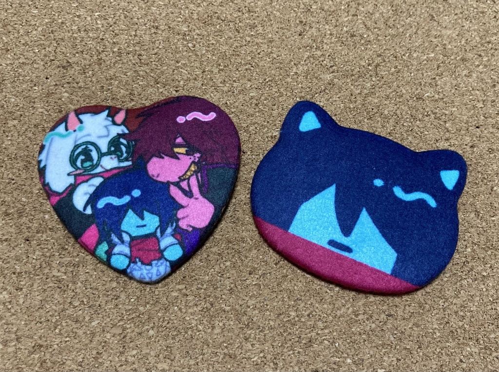 DELTARUNE 布缶バッジ