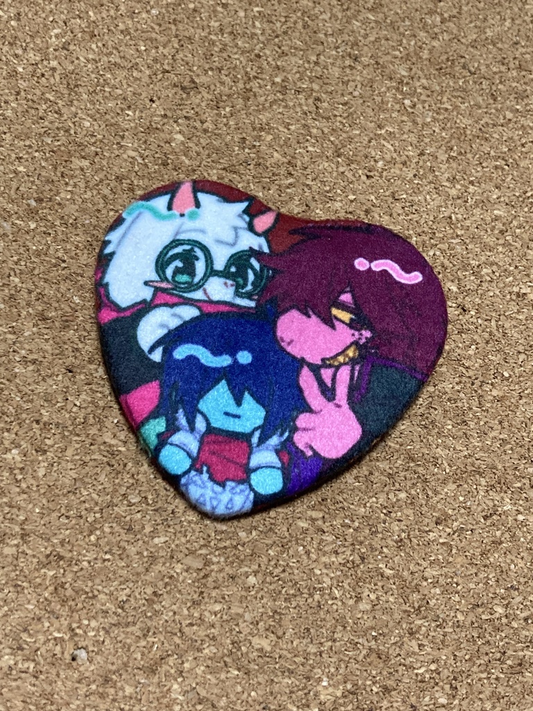 DELTARUNE 布缶バッジ