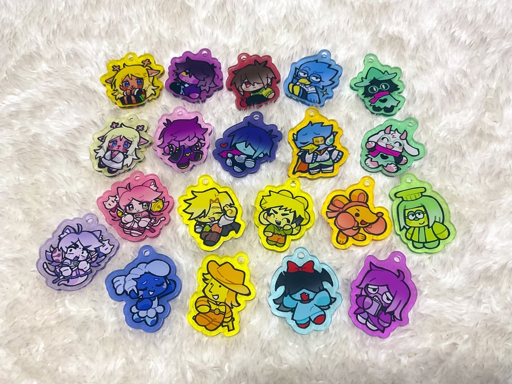 【各種一点まで】Deltarune ミニアクリルキーホルダー