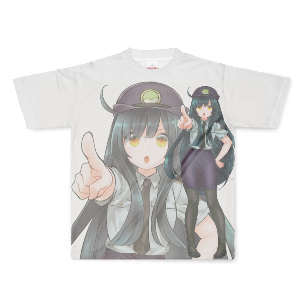 ずん子POLICE フルグラフィックTシャツ