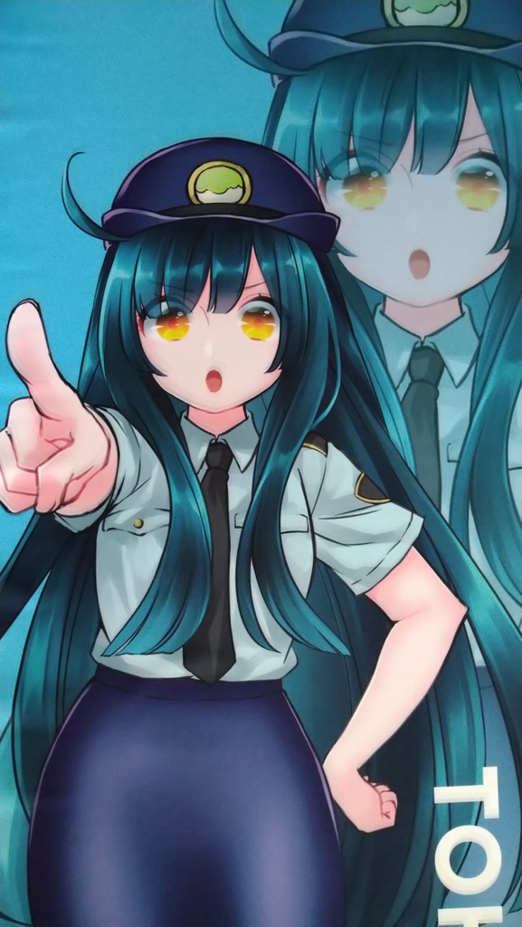 POLICE東北ずん子布ポスター