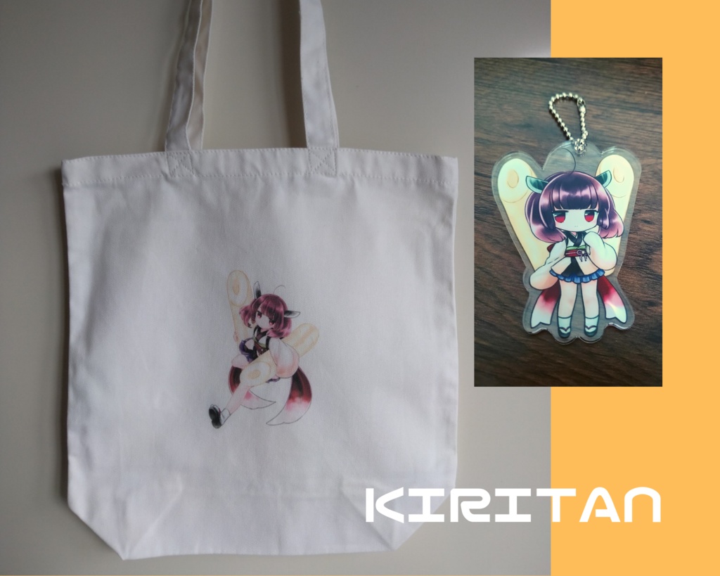 東北きりたん トートバッグ＆アクキーセット
