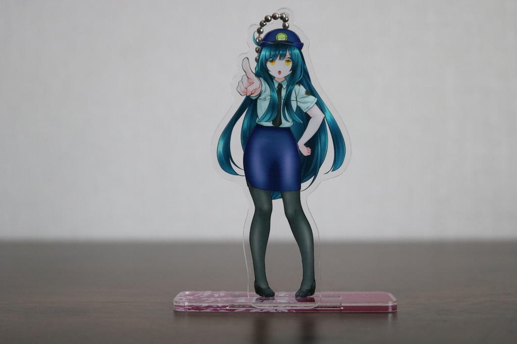 ★東北ずん子★　ずん子POLICE💖スタンド付アクキー