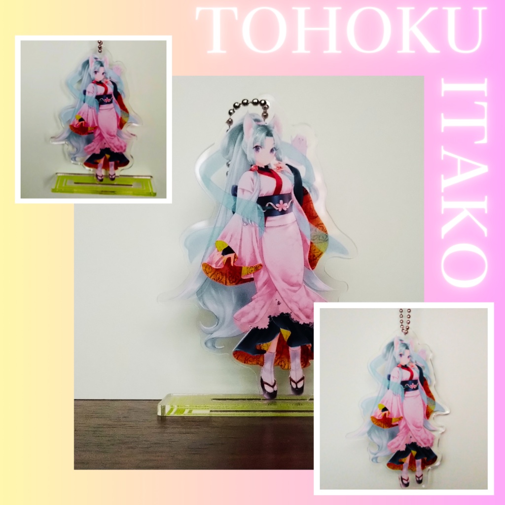 ★東北イタコ★　イタコモダン着物　スタンド付きアクキー