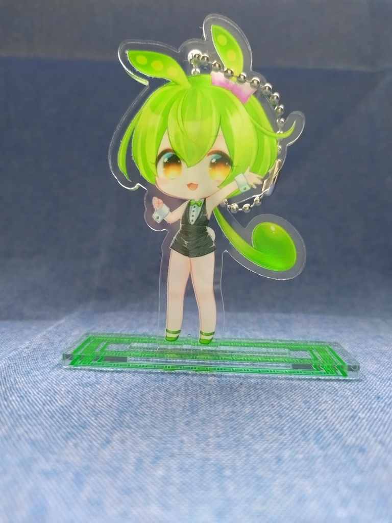 ★ずんだもん★　スタンド付きデフォルメアクキー　Ｈ