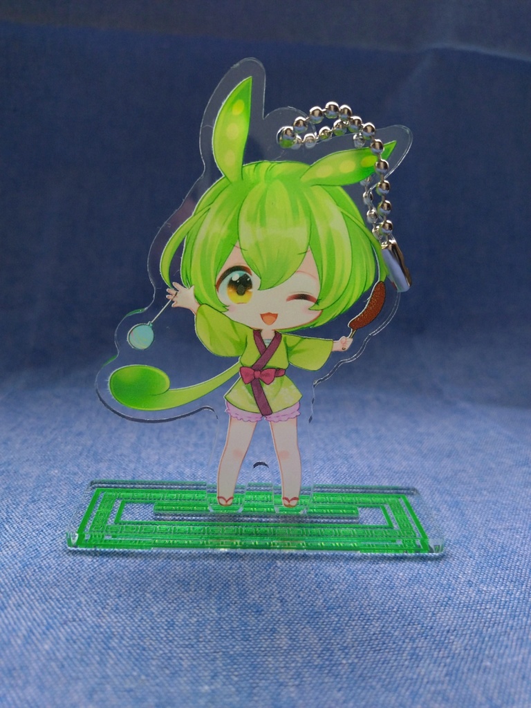 ★ずんだもん★　スタンド付きデフォルメアクキー　Ｉ