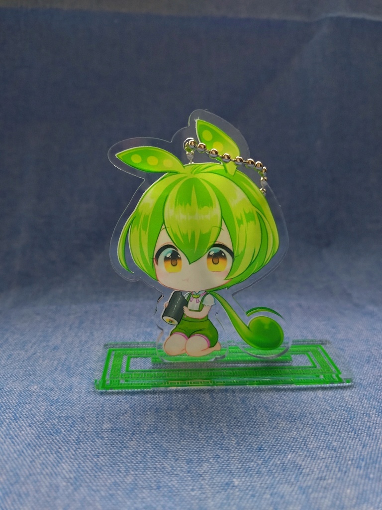 ★ずんだもん★　スタンド付きデフォルメアクキー　Ｊ