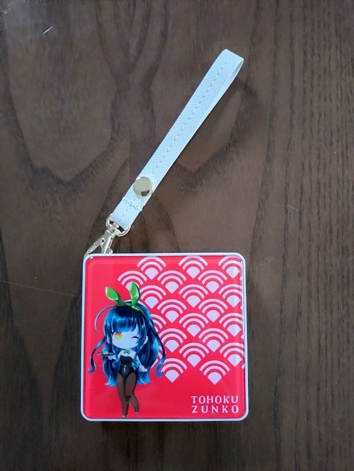 【在庫一掃!50%OFF】東北ずん子 和モダン・モバイルバッテリー (4,000mAh ストラップ&Type-Cケーブル付)